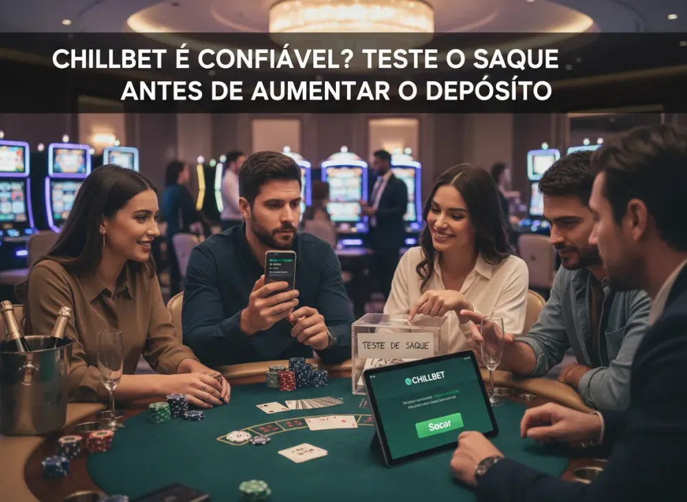 Chillbet é confiável? Teste o saque antes de aumentar o depósito